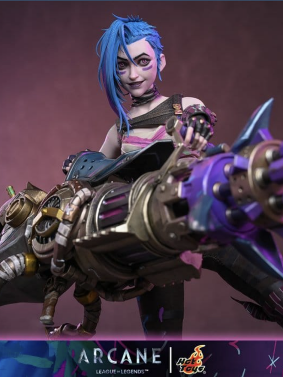 Hot Toys Arcane Action Figure 1/6 Fractured Jinx 28 cm Action figures League of Legends