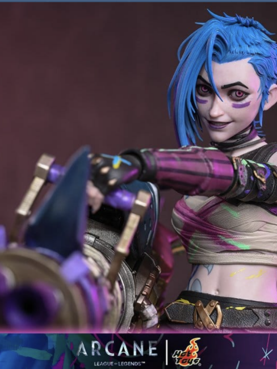 Hot Toys Arcane Action Figure 1/6 Fractured Jinx 28 cm Action figures League of Legends