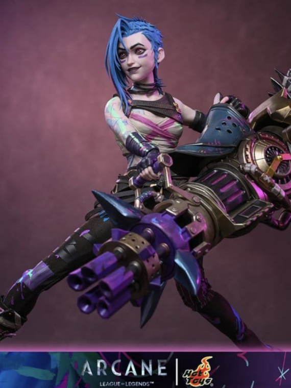 Hot Toys Arcane Action Figure 1/6 Fractured Jinx 28 cm Action figures League of Legends