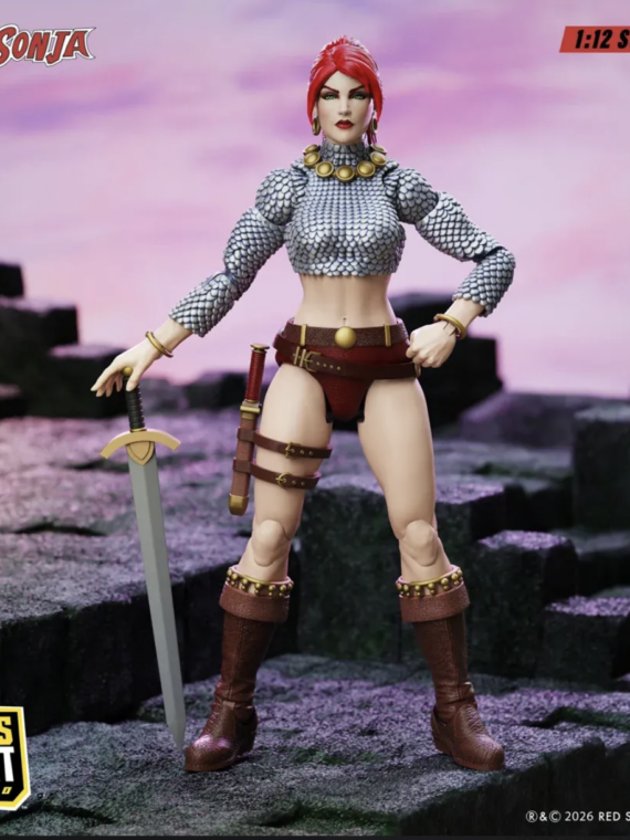 Boss Fight Studio Red Sonja Immortal Red Sonja 1:12 Scale Epic H.a.c.k.s. Action Figure