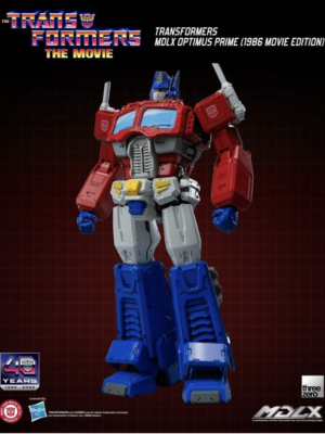 Threezero Transformers MDLX Action Figure Optimus Prime (1986 Movie Edition) 18 cm