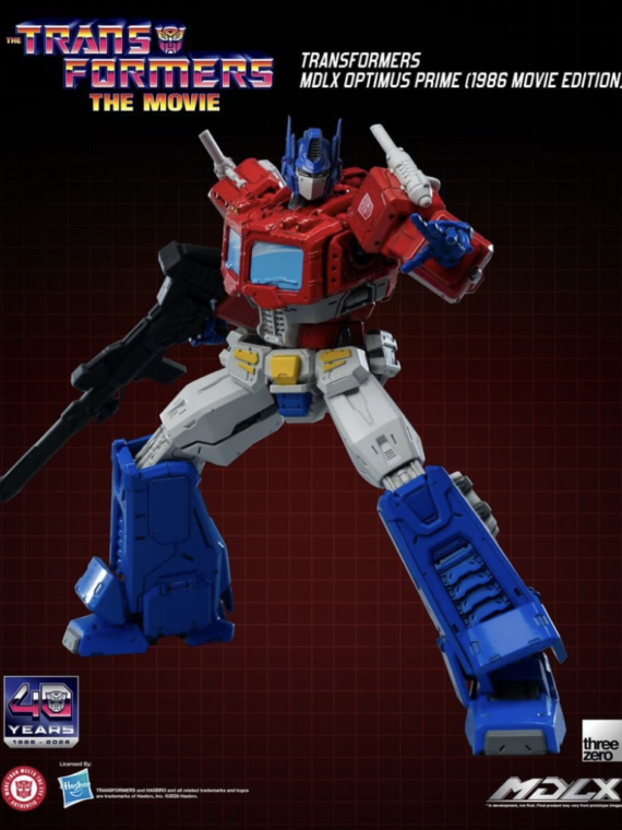 Threezero Transformers MDLX Action Figure Optimus Prime (1986 Movie Edition) 18 cm