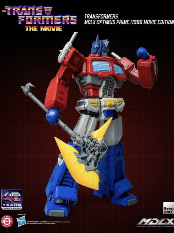 Threezero Transformers MDLX Action Figure Optimus Prime (1986 Movie Edition) 18 cm