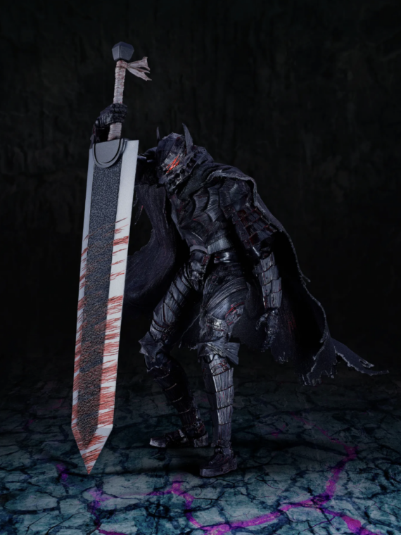 Bandai Berserk Guts Berserker Armor Heat Of Passion Battle S.h.figuarts pvc 16 cm