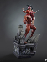 Iron Studios Daredevil And Elektra 1/6 Statue Diorama resina 52 cm