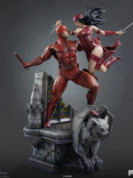 Iron Studios Daredevil And Elektra 1/6 Statue Diorama resina 52 cm