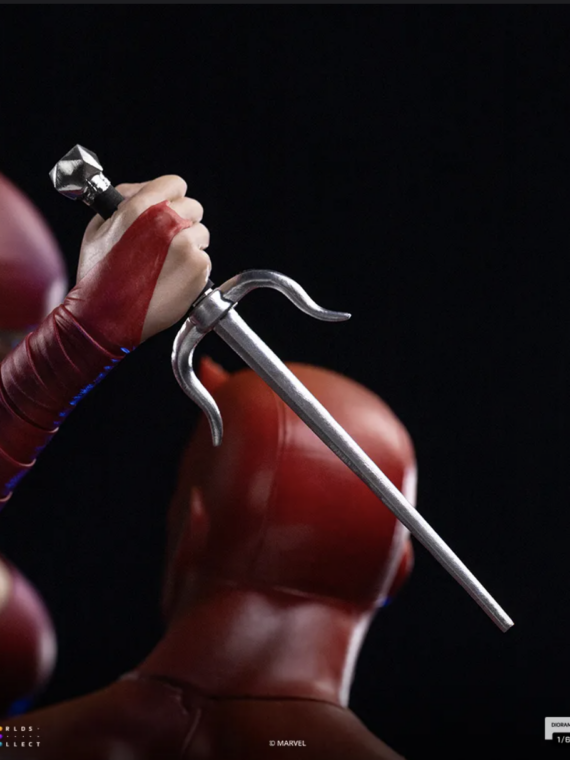 Iron Studios Daredevil And Elektra 1/6 Statue Diorama resina 52 cm