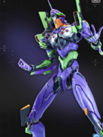 Tron Model Evangelion Unit-01 Model Kit Deluxe Version