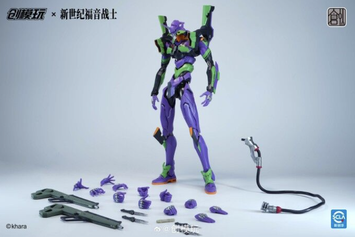 Tron Model Evangelion Unit-01 Model Kit Deluxe Version