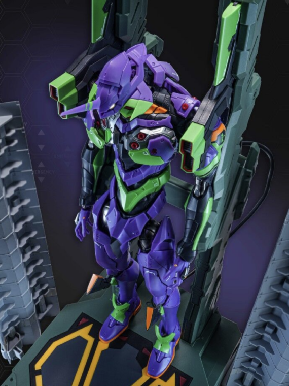 Tron Model Evangelion Unit-01 Model Kit Deluxe Version
