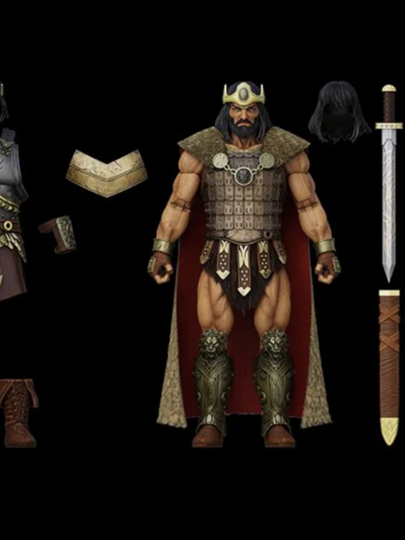Boss Fight Studio Conan - King Conan Ruler Of Aquilonia H.a.c.k.s. 1:12 Action Figure