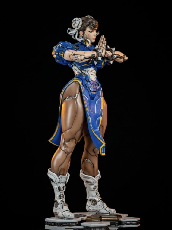 Pcs Street Fighter Statue 1/4 Chun-Li Android 47 cm resina