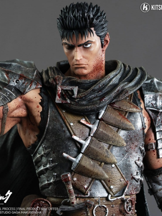 Kitsune Studio Berserk Statue 1/6 Guts 38 cm Statue Berserk resina