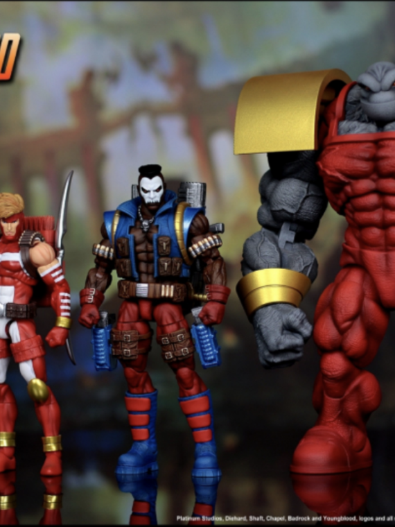 LC Studio Extreme Universe 3 Youngblood Chapel 1/12 action figure pvc, abs
