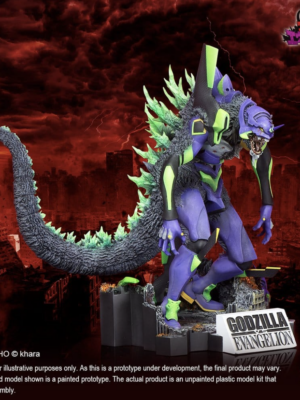 X plus Godzilla vs. Evangelion Plastic Model Kit Evangelion Test Type-01 “G” Awakened Form 20 cm Model kit Godzilla