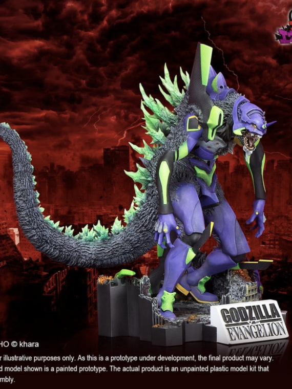 X plus Godzilla vs. Evangelion Plastic Model Kit Evangelion Test Type-01 “G” Awakened Form 20 cm Model kit Godzilla