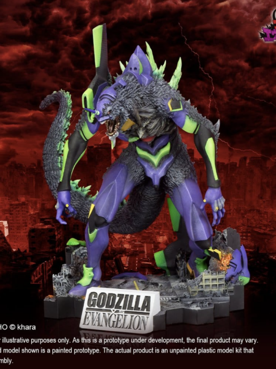 X plus Godzilla vs. Evangelion Plastic Model Kit Evangelion Test Type-01 “G” Awakened Form 20 cm Model kit Godzilla