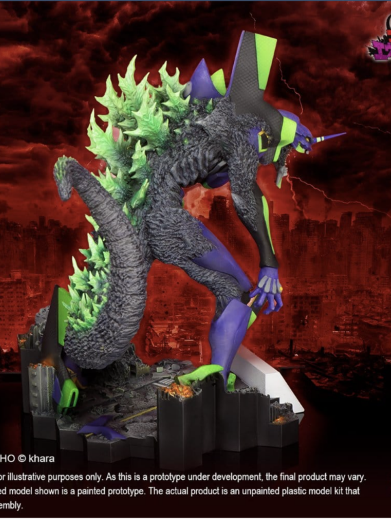X plus Godzilla vs. Evangelion Plastic Model Kit Evangelion Test Type-01 “G” Awakened Form 20 cm Model kit Godzilla