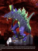 X plus Godzilla vs. Evangelion Plastic Model Kit Evangelion Test Type-01 “G” Awakened Form 20 cm Model kit Godzilla