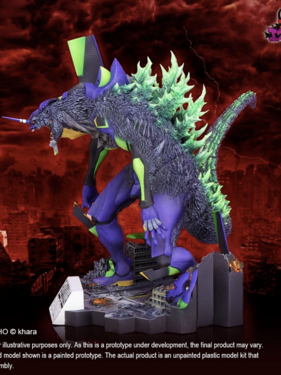 X plus Godzilla vs. Evangelion Plastic Model Kit Evangelion Test Type-01 “G” Awakened Form 20 cm Model kit Godzilla