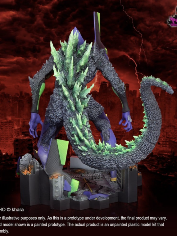 X plus Godzilla vs. Evangelion Plastic Model Kit Evangelion Test Type-01 “G” Awakened Form 20 cm Model kit Godzilla