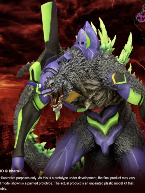 X plus Godzilla vs. Evangelion Plastic Model Kit Evangelion Test Type-01 “G” Awakened Form 20 cm Model kit Godzilla