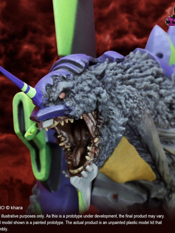 X plus Godzilla vs. Evangelion Plastic Model Kit Evangelion Test Type-01 “G” Awakened Form 20 cm Model kit Godzilla