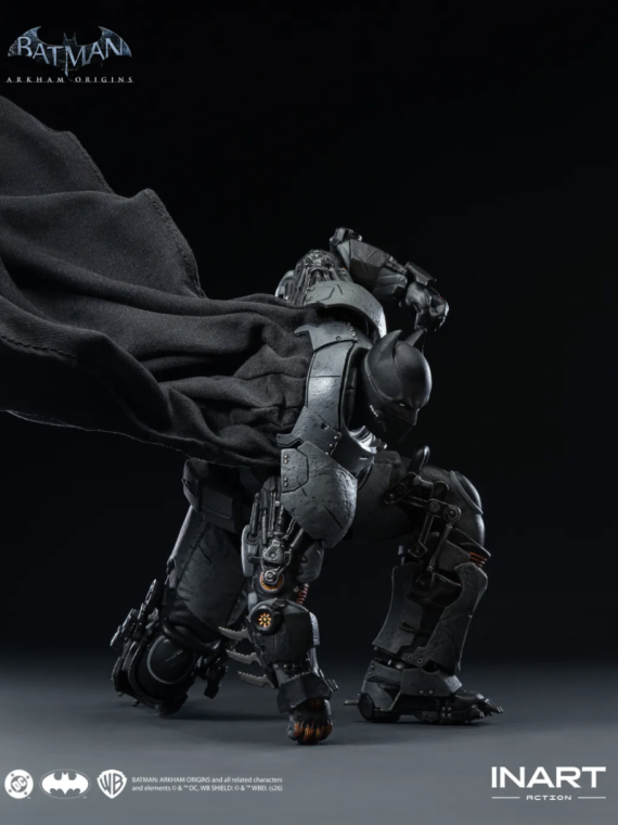 InArt  Batman Arkham Origins Batman (xe Suit) 1/12 Action Figure pvc/abs