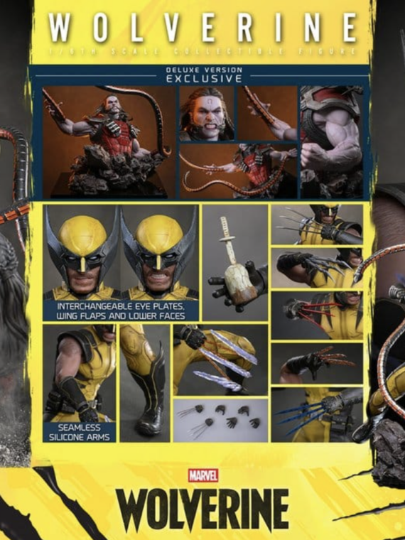 Hot Toys Marvel Video Game Masterpiece Action Figure 1/6 Wolverine (Deluxe Version) 29 cm