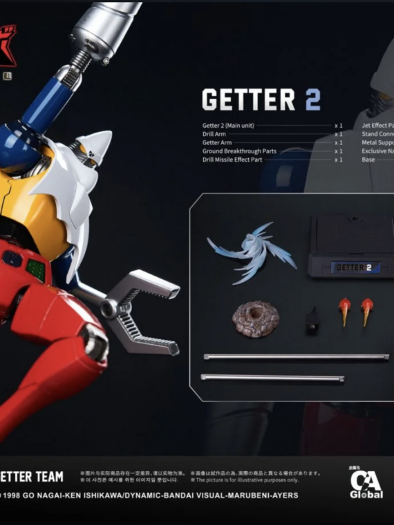 CCS Toys e Prototype 001 P001-CCS CHEOLJANG GETTER TEAM - GETTER ROBO ARMAGEDDON