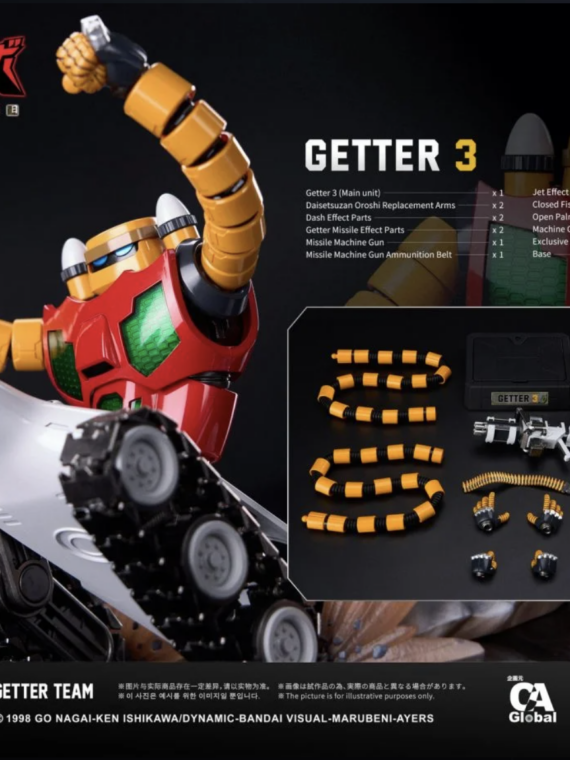 CCS Toys e Prototype 001 P001-CCS CHEOLJANG GETTER TEAM - GETTER ROBO ARMAGEDDON