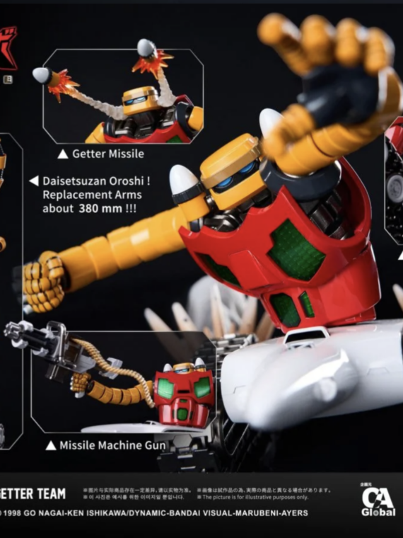 CCS Toys e Prototype 001 P001-CCS CHEOLJANG GETTER TEAM - GETTER ROBO ARMAGEDDON